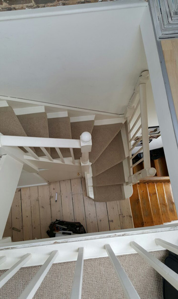 portfolio carpets stairs beige carpet with border 02