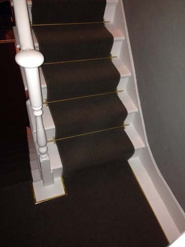 portfolio carpets stairs with brass stairrods 07