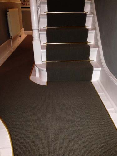 portfolio carpets stairs with brass stairrods 09