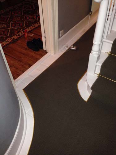 portfolio carpets stairs with brass stairrods 17