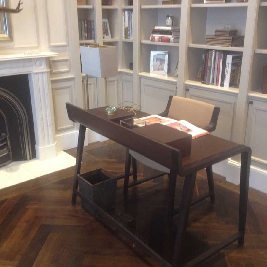 portfolio sanding and sealing dark herringbone wood 06