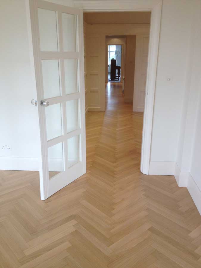 portfolio sanding and sealing mid-range oak herringbone 05