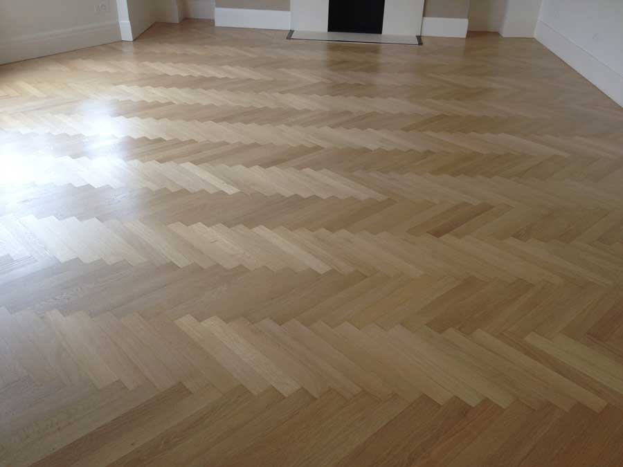 portfolio sanding and sealing mid-range oak herringbone 06
