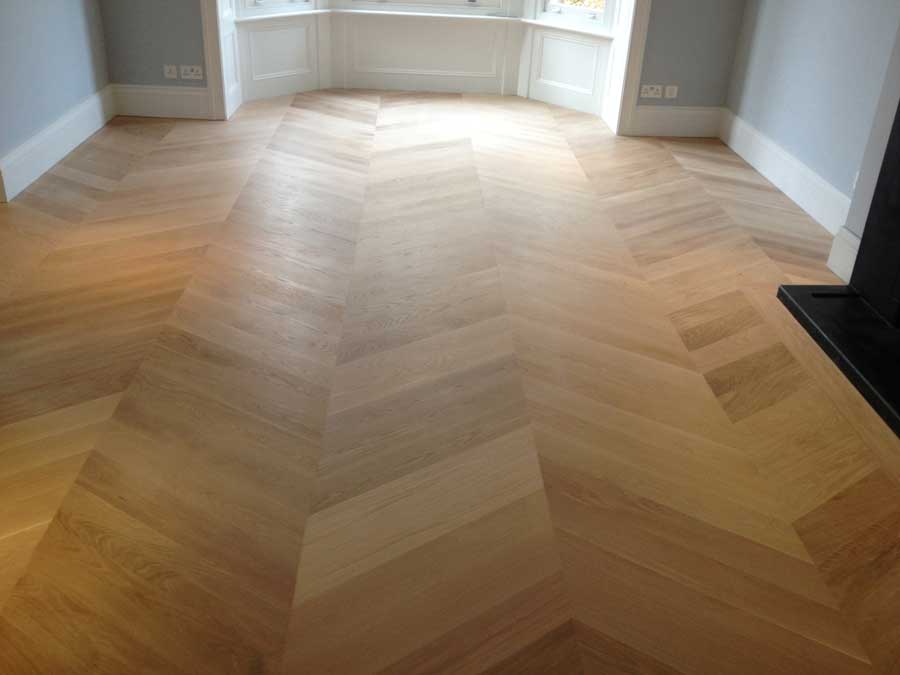portfolio sanding and sealing mid-range oak herringbone 08