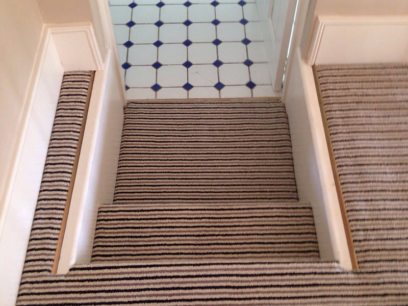 Striped Stair Carpet