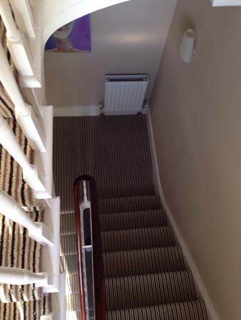 stripe usual way stair carpet 01