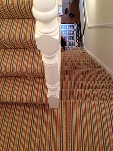 stripey stair carpet 1