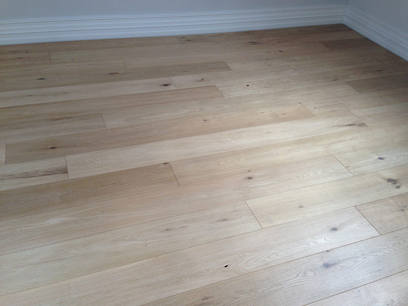 Bedroom, Install wood flooring